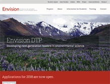 Tablet Screenshot of envision-dtp.org